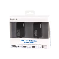 Prelungitor USB Logilink prin cablu CAT5/5e/6, rază de acțiune 60 de metri, extender pentru semnal USB 6