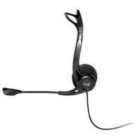 Logitech 960 Slúchadlá s mikrofónom, stereo headset, mikrofón s potlačením šumu, ovládanie hlasitosti, USB, 2,4 m kábel, PC/Mac/notebook, čierne 5