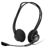 Logitech 960 Slúchadlá s mikrofónom, stereo headset, mikrofón s potlačením šumu, ovládanie hlasitosti, USB, 2,4 m kábel, PC/Mac/notebook, čierne 1
