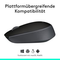 Bezdrôtová myš Logitech B170, 2,4 GHz nano USB prijímač, optický senzor, kompatibilná s PC a Mac, čierna - Použitý tovar 10