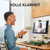 Webkamera Logitech Brio 100 Full HD na porady a streamovanie, automatické vyváženie svetla, vstavaný mikrofón, kryt objektívu, USB-A, grafitová 2