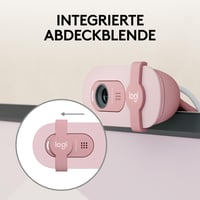 Webkamera Logitech Brio 100 Full HD na porady a streamovanie, automatické vyváženie svetla, zabudovaný mikrofón, kryt na ochranu súkromia, USB-A 4