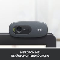 Logitech C270 HD webkamera mikrofon zajcsökkentés automatikus fénykorrekcióval 3