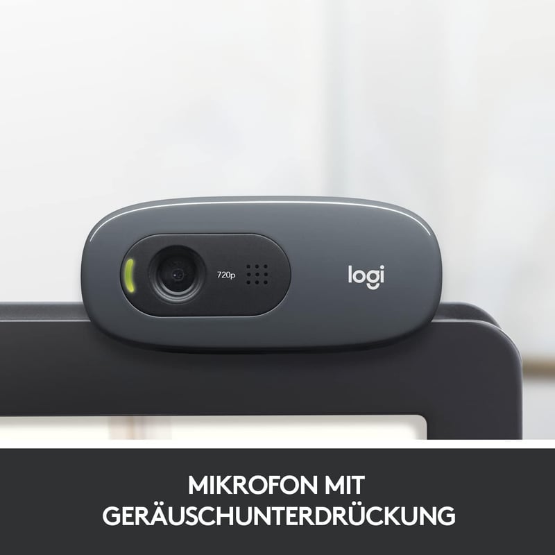 Logitech C270 HD webkamera mikrofon zajcsökkentés automatikus fénykorrekcióval