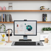 Logitech C270 HD webkamera mikrofon zajcsökkentés automatikus fénykorrekcióval 5