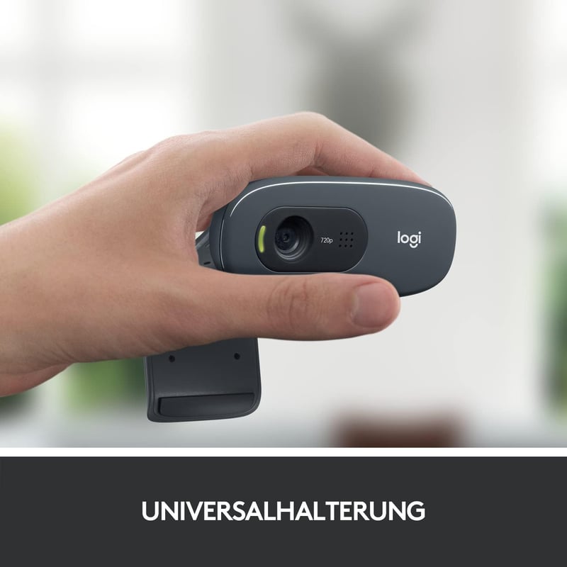 Logitech C270 HD webkamera mikrofon zajcsökkentés automatikus fénykorrekcióval
