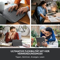 Klávesnicové puzdro Logitech Combo Touch pre iPad (10. generácia) – sivé 2