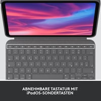Klávesnicové puzdro Logitech Combo Touch pre iPad (10. generácia) – sivé 3