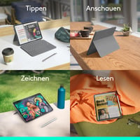 Klávesnicové puzdro Logitech Combo Touch pre iPad Air 11" (M2/M3/M4, 5. gen.) – QWERTZ, sivé 8