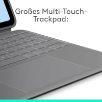 Logitech Combo Touch billentyűzetes tok iPad Air 13" (M2/M3/M4) 2024/2025 - QWERTZ, szürke 4