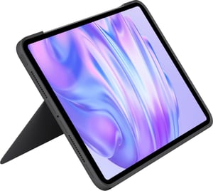 Logitech Combo Touch tipkovnica s maskom za iPad Pro 11 inča (M4) – odvojiva, s pozadinskim osvjetljenjem, postoljem, QWERTY US rasporedom, grafitno siva