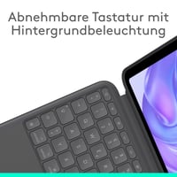 Klávesnicové puzdro Logitech Combo Touch pre iPad Pro 11" (M4, M5) – QWERTZ, grafitová 3