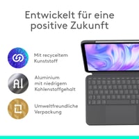 Klávesnicové puzdro Logitech Combo Touch pre iPad Pro 11" (M4, M5) – QWERTZ, grafitová 9
