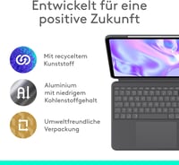 Logitech Combo Touch billentyűzetes tok iPad Pro 13" (M4/M5) 2024/2025 - QWERTZ, grafit 9