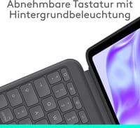 Logitech Combo Touch billentyűzetes tok iPad Pro 13" (M4/M5) 2024/2025 - QWERTZ, grafit 3