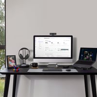 Podložka na stôl Logitech Desk Mat Studio Series 30x70 cm sivá, protišmyková, vodoodolná, veľká kancelárska podložka pod myš 5