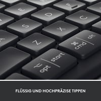 Bezdrôtová ergonomická klávesnica Logitech ERGO K860, delený dizajn, s opierkou na zápästie, Bluetooth a USB, Windows a Mac, QWERTZ 11