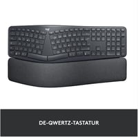 Bezdrôtová ergonomická klávesnica Logitech ERGO K860, delený dizajn, s opierkou na zápästie, Bluetooth a USB, Windows a Mac, QWERTZ 4
