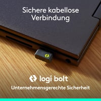 Mouse Trackball Wireless Logitech ERGO M575 for Business - Control cu degetul mare, Ergonomic, Bluetooth, Logi Bolt, Grafit 6