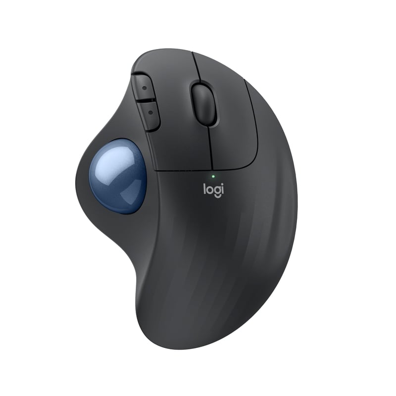 Bezdrôtová trackball myš Logitech ERGO M575S, Bluetooth + USB prijímač – grafitová