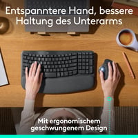Bezdrôtová trackball myš Logitech ERGO M575S, Bluetooth + USB prijímač – grafitová 3