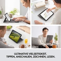 Klávesnica s puzdrom Logitech Folio Touch pre iPad s trackpadom a Smart Connector – Air 11-palcový (M2, M3), Air (4. a 5. gen.), QWERTZ, sivá 4