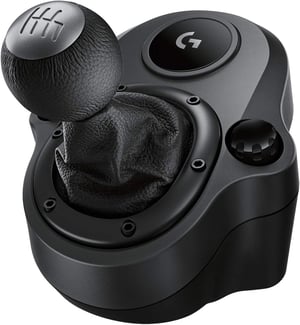 Logitech G Driving Force ručni mjenjač, 6-stupanjski s H-uzorkom, koža i čelik - crni
