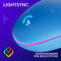 Mouse de gaming Logitech G G203 LIGHTSYNC cu iluminare RGB personalizabilă, 6 butoane programabile, senzor de 8000 DPI, design ușor 4