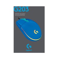Mouse de gaming Logitech G G203 LIGHTSYNC cu iluminare RGB personalizabilă, 6 butoane programabile, senzor de 8000 DPI, design ușor 10