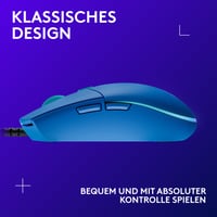 Mouse de gaming Logitech G G203 LIGHTSYNC cu iluminare RGB personalizabilă, 6 butoane programabile, senzor de 8000 DPI, design ușor 7