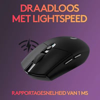 Logitech G G305 LIGHTSPEED vezeték nélküli gaming egér - fekete 4