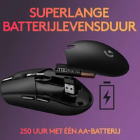 Logitech G G305 LIGHTSPEED vezeték nélküli gaming egér - fekete 5