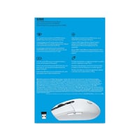 Bezdrôtová herná myš Logitech G G305 Lightspeed, HERO 12000 DPI, 6 programovateľných tlačidiel, 250 hodín výdrž batérie, biela, PC/Mac 7
