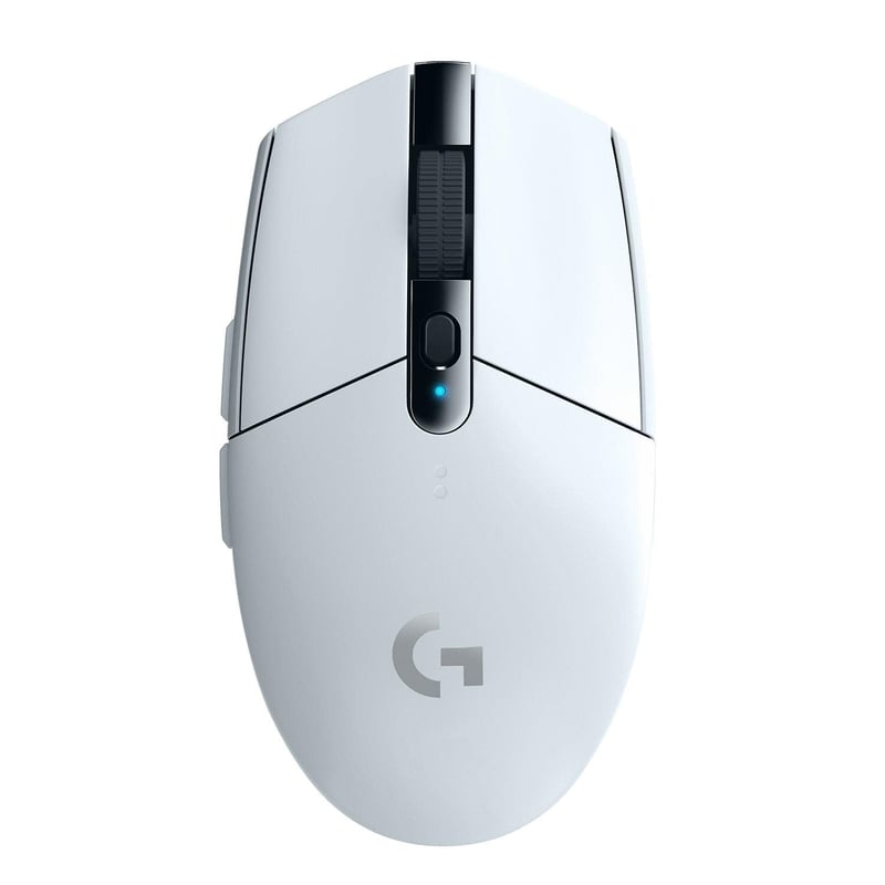 Bezdrôtová herná myš Logitech G G305 Lightspeed, HERO 12000 DPI, 6 programovateľných tlačidiel, 250 hodín výdrž batérie, biela, PC/Mac