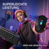 Bezdrôtová herná myš Logitech G G305 X SUPERLIGHT, optický snímač, ľahká konštrukcia, kompatibilná s PC a Mac, čierna – použitá 6