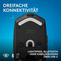 Bezdrôtová herná myš Logitech G G305 X SUPERLIGHT, optický snímač, ľahká konštrukcia, kompatibilná s PC a Mac, čierna – použitá 8