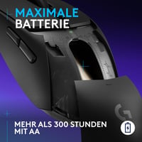 Bezdrôtová herná myš Logitech G G309 LIGHTSPEED, snímač Hero 25K, spínače LightForce, výdrž batérie viac ako 300 hodín, 6 programovateľných tlačidiel, PC a Mac, čierna 6