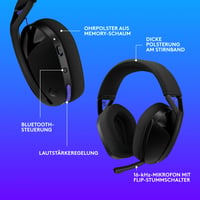 Căști de Gaming Wireless Logitech G G321 Lightspeed cu Bluetooth - Căști Profesionale pentru Gameri 8