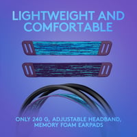 Káblová herná náhlavná súprava Logitech G G335 s mikrofónom s funkciou Flip-to-Mute, 3,5 mm jack, náušníky z pamäťovej peny, pre PC, PlayStation, Xbox, Nintendo Switch 2