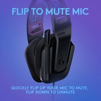 Káblová herná náhlavná súprava Logitech G G335 s mikrofónom s funkciou Flip-to-Mute, 3,5 mm jack, náušníky z pamäťovej peny, pre PC, PlayStation, Xbox, Nintendo Switch 6
