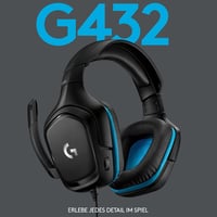 Logitech G432 vezetékes gaming headset, 7.1 surround - fekete 2