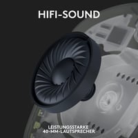 Logitech G G435 Wireless Gaming Headset - Könnyű fejhallgató, 18 órás akkumulátor, Dolby Atmos - Headset, Black, G435 | +18h battery 4
