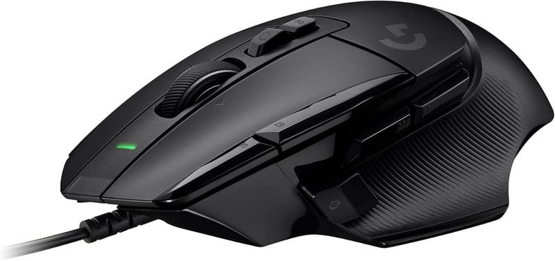 Logitech G G502 X Gaming Egér Kábeles LIGHTFORCE Hibrid Optikai-Mechanikus Gomb Hero 25K Szenzor PC Mac Windows Fekete - Gaming Souris, black, G502 X