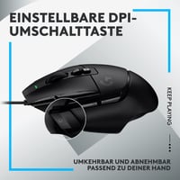 Herná myš Logitech G G502 X (káblová) – hybridné opticko-mechanické spínače LIGHTFORCE, snímač HERO 25K, kompatibilná s PC/Mac, čierna 7