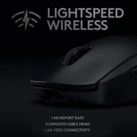 Logitech G PRO Wireless Gaming Egér esports szintű teljesítmény vezeték nélküli, fekete PC játékhoz 4