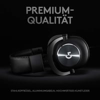 Căști de gaming Logitech G PRO X generația a 2-a – Blue VO!CE, DTS 7.1, difuzoare PRO-G de 50 mm, compatibile cu PC, PS4, Xbox One, Switch, VR, negru 6