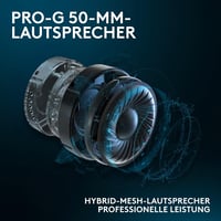 Logitech G Pro X SE Vezetékes Gaming Headset Mikrofonnal - Levehető Mikrofon, DTS 7.1, USB DAC, PC Xbox PlayStation - Fekete 5
