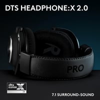 Logitech G Pro X SE Vezetékes Gaming Headset Mikrofonnal - Levehető Mikrofon, DTS 7.1, USB DAC, PC Xbox PlayStation - Fekete 3