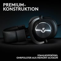 Logitech G Pro X SE Vezetékes Gaming Headset Mikrofonnal - Levehető Mikrofon, DTS 7.1, USB DAC, PC Xbox PlayStation - Fekete 4