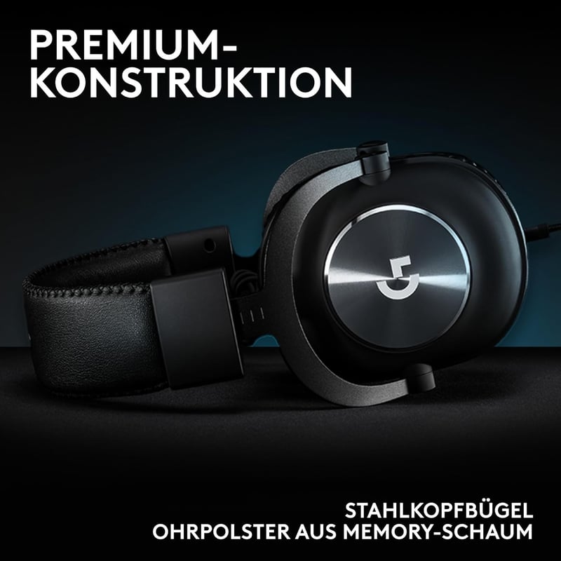Logitech G Pro X SE Vezetékes Gaming Headset Mikrofonnal - Levehető Mikrofon, DTS 7.1, USB DAC, PC Xbox PlayStation - Fekete